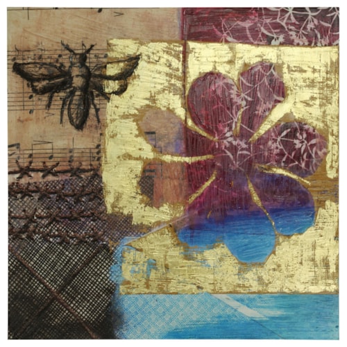 Canvas Print of Collage Materials