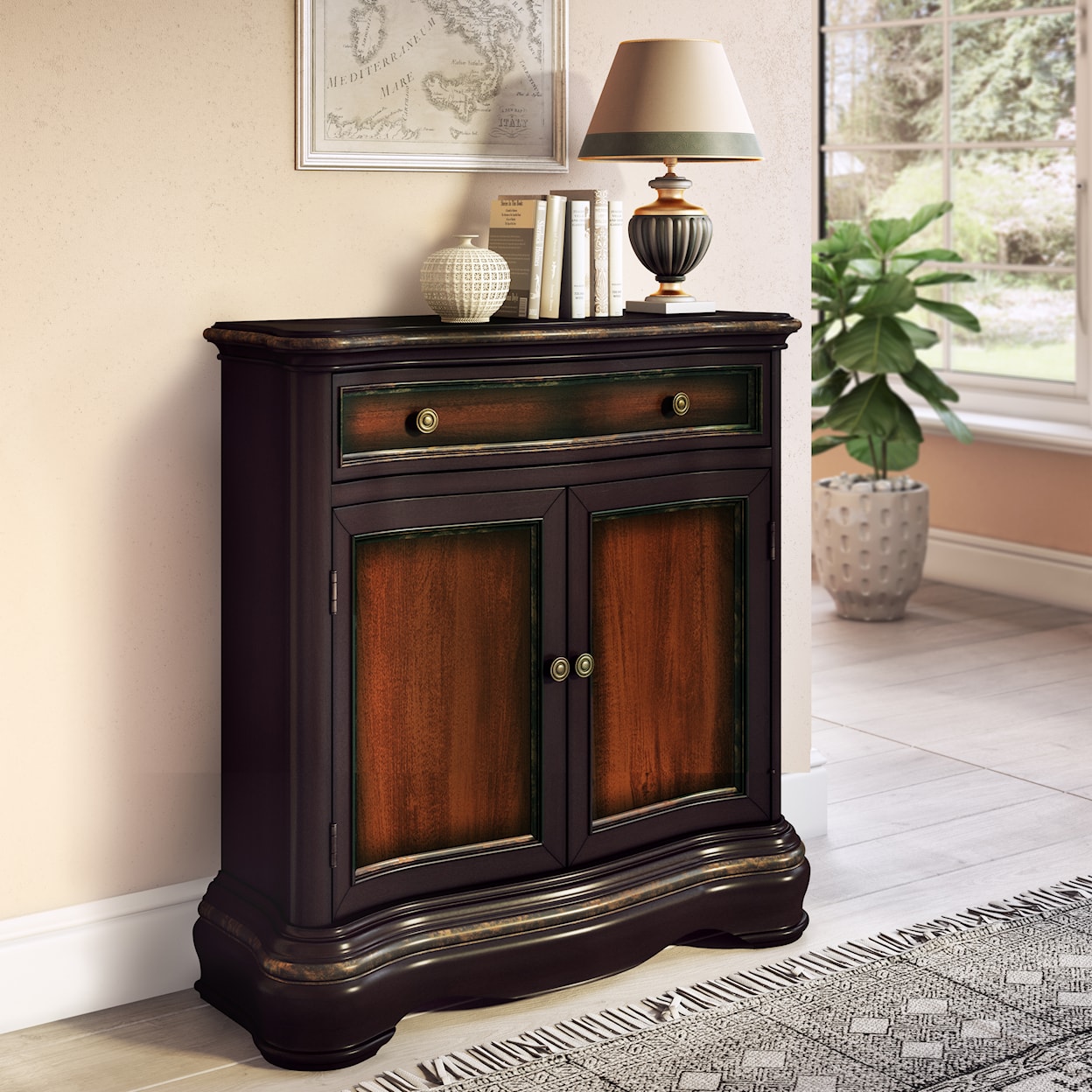 Accentrics Home Accents Two Tone Hall Chest