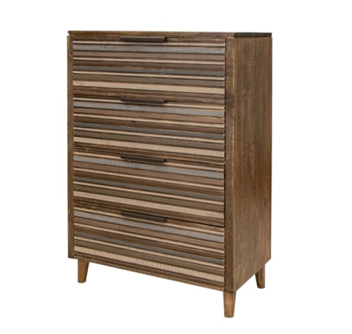 Coastal 4-Drawer Bedroom Chest