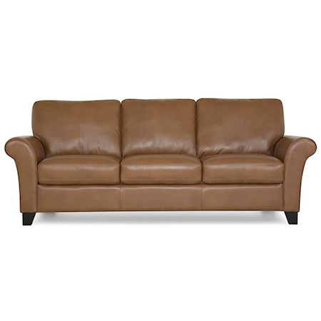 Rosebank Transitional Sofa with Flared Arms