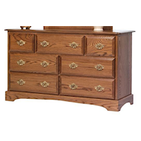 Transitional 7-Drawer Dresser