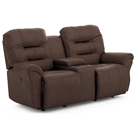 Power Space Saver Console Reclining Loveseat