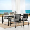 Armen Living Crown Set of 2 Outdoor Arm Chairs