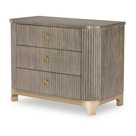 3-Drawer Chest Nightstand