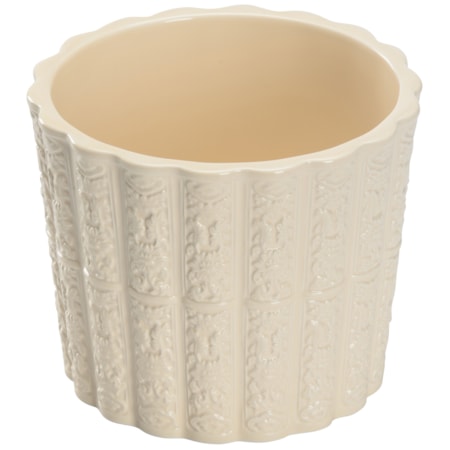 Brandywine Planter - Cream
