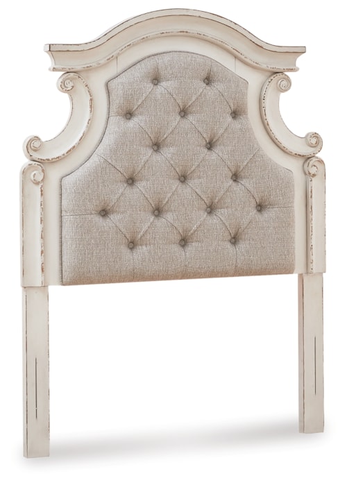 Twin Upholstered Panel Headboard
