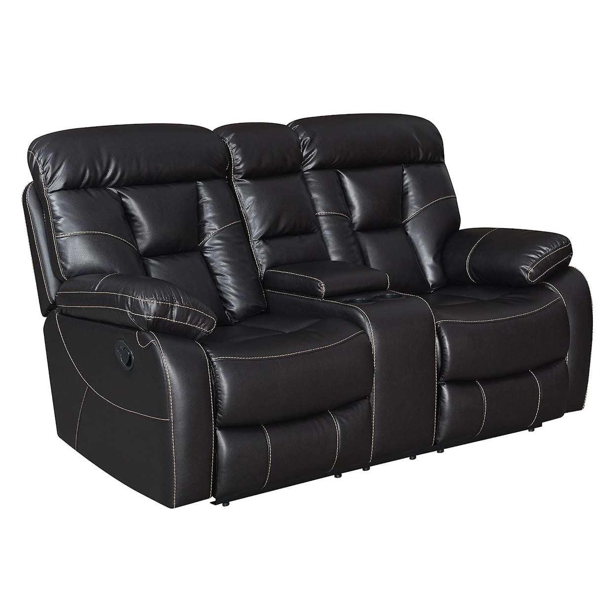 Prime Squire Manual Reclining Loveseat
