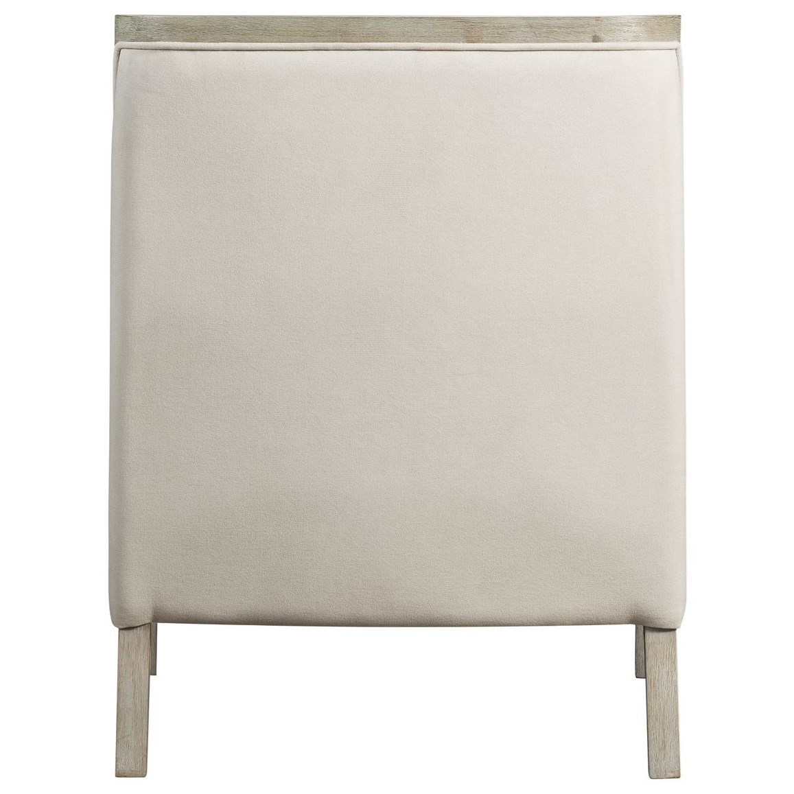 Elements International Hopkins- Accent Chair with White Wash Frame