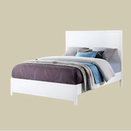 Transitional Panel Queen Bed