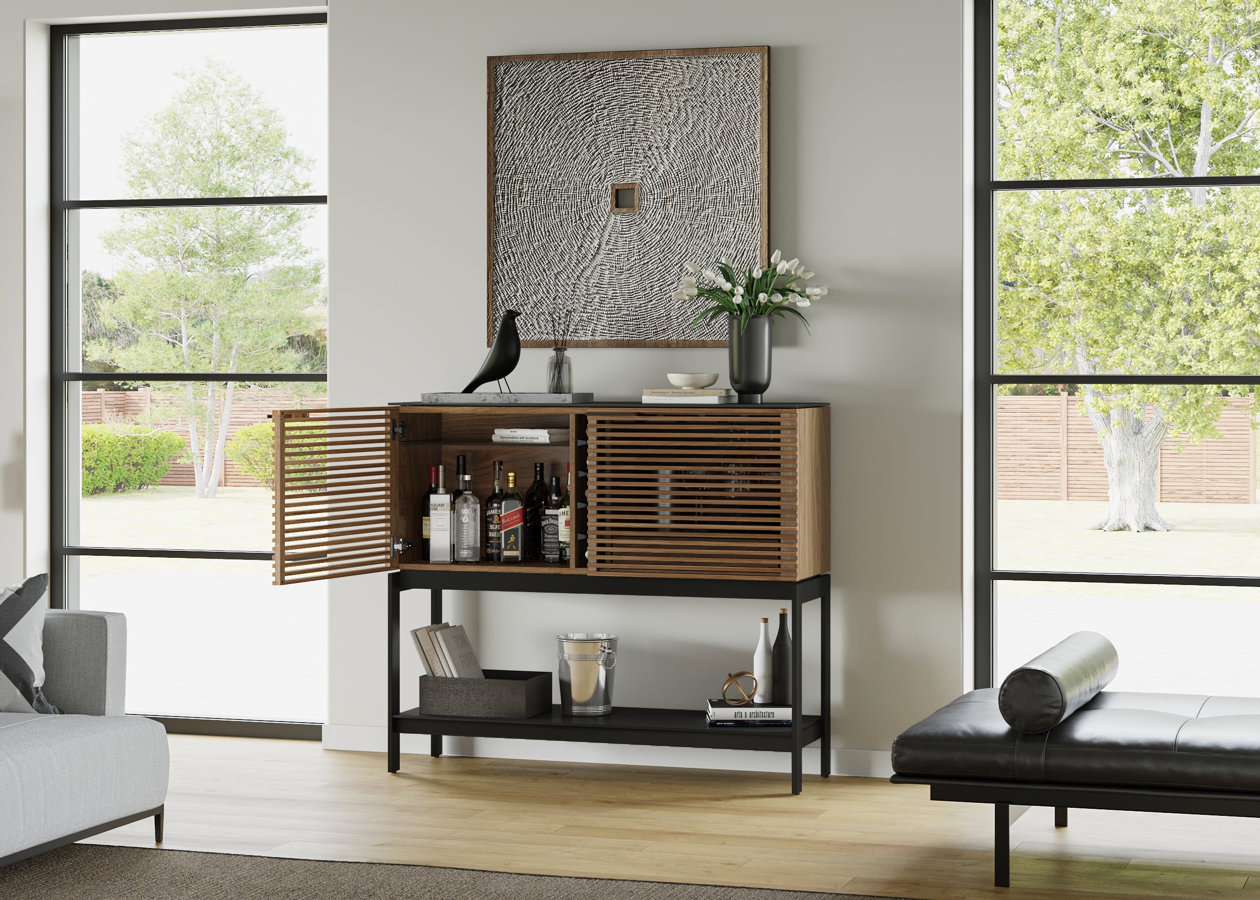 BDI Corridor Bar Cabinet