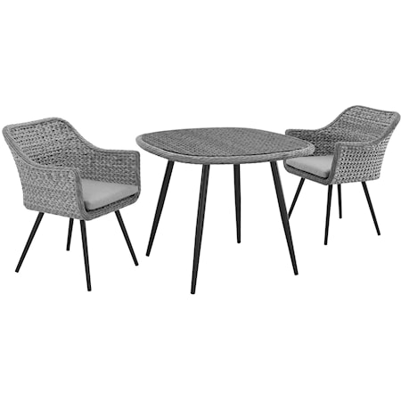 Outdoor 3 Piece Dining Set