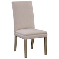 Customizable Solid Wood Upholstered Side Chair