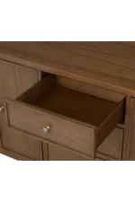 Flexsteel Statements Azalea Traditional Sideboard with Wine Glass and Bottle Storage