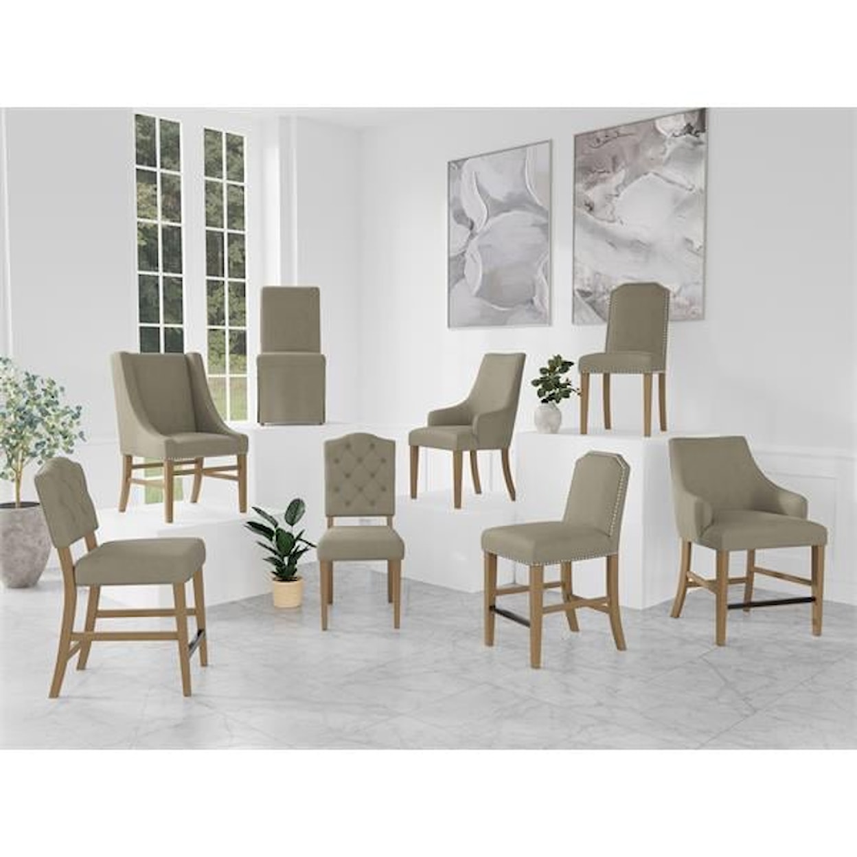 Riverside Furniture Mix-N-Match Chairs Upholstered Counter-Height Chair