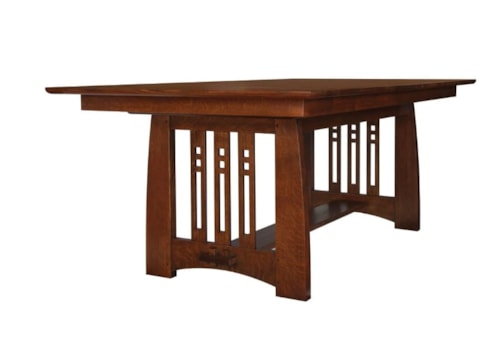 Mission Trestle Dining Table