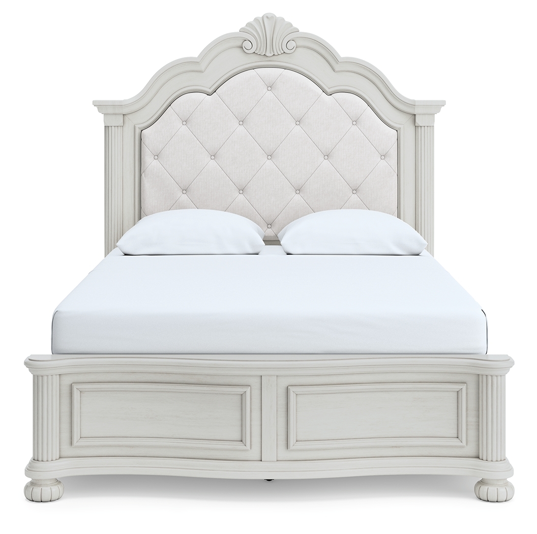 Queen Upholstered Panel Bed