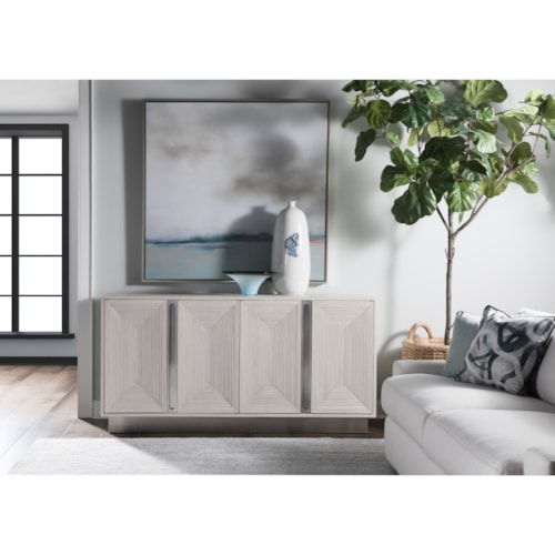 Contemporary 68 Inch 4-Door TV Stand/ Buffet