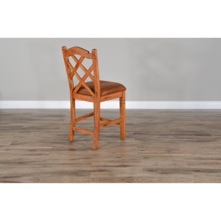 Double Crossback Barstool