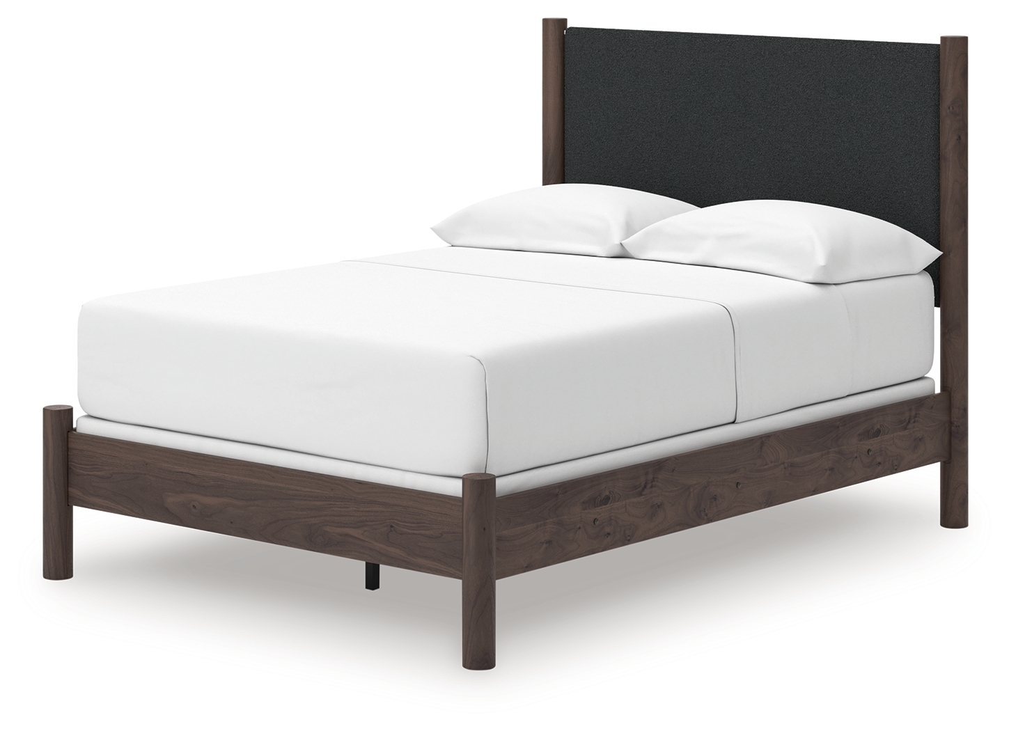 Full Upholstered Panel Bed
