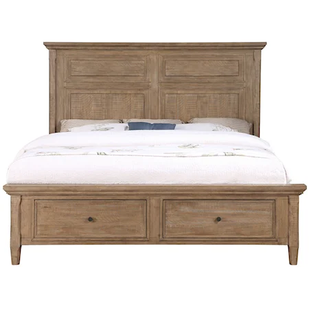 King Storage Bed