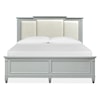 Magnussen Home Glenbrook Bedroom Queen Panel Bed w/Upholstered Headboard