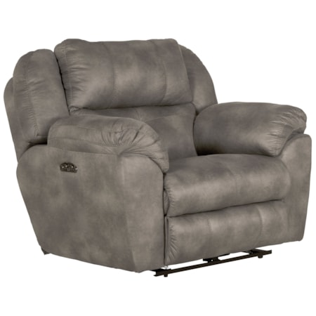 Power Headrest Lay-Flat Recliner