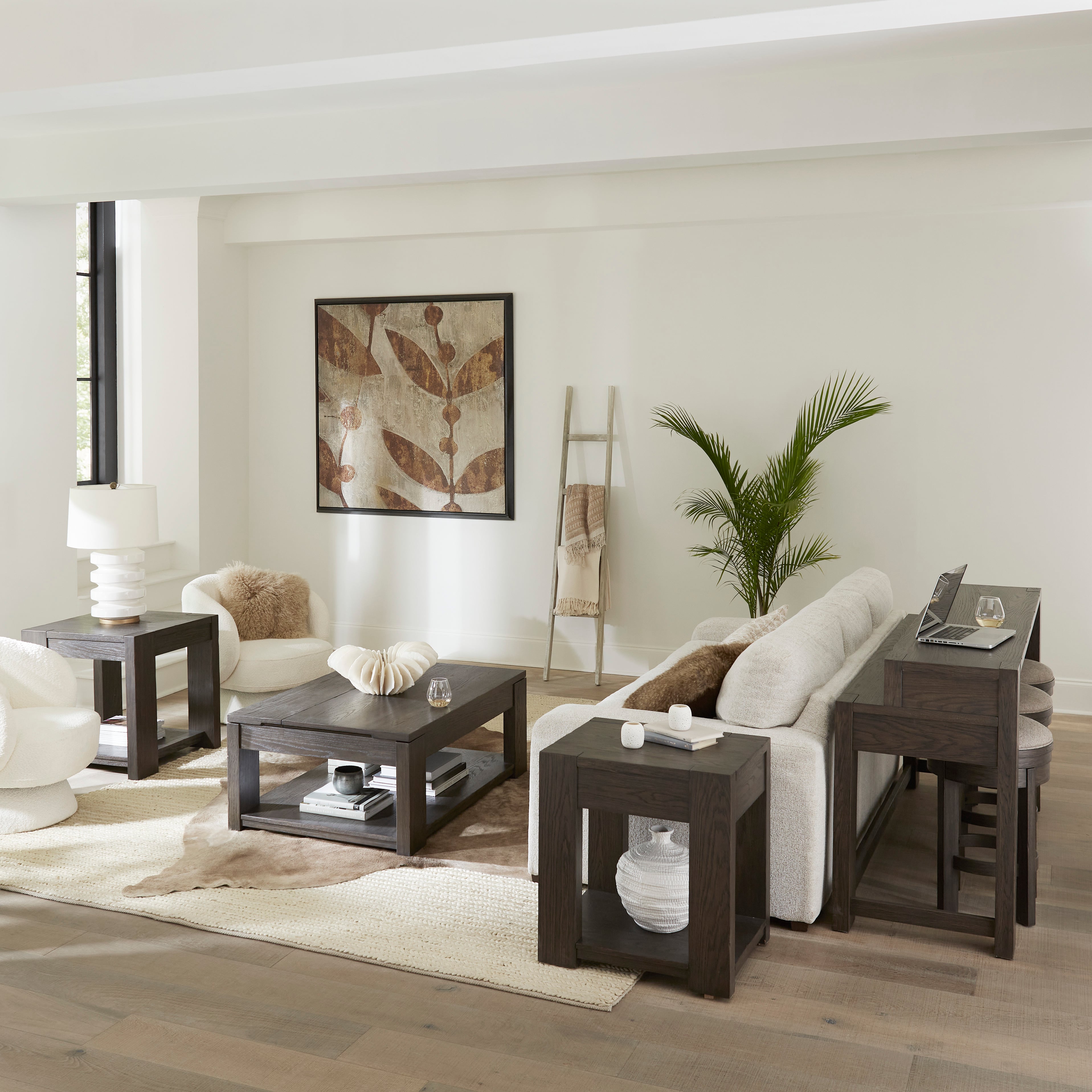 サイドテーブル・ナイトテーブル・ローテーブル WTW MONTAUK COFFEE TABLE Signature Design by Ashley Dynnford T216-13 Occasional Table Set