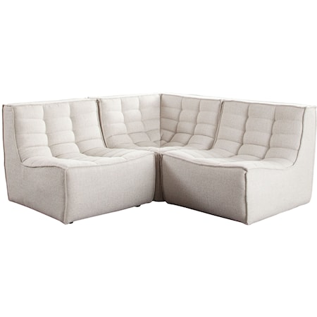 3-Piece Corner Modular Sectional