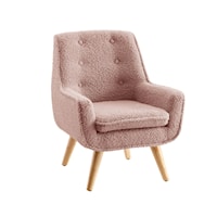 Mid-Century Modern Upholstered Accent Chair