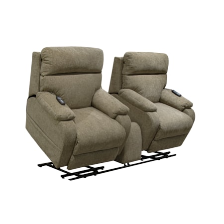 Dual Lift Power Reclining Loveseat