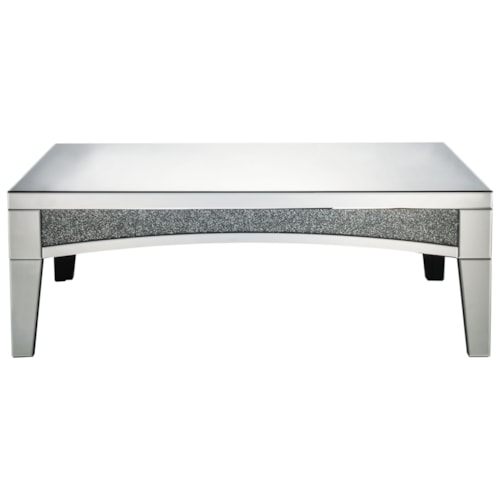 Glam Mirrored Coffee Table