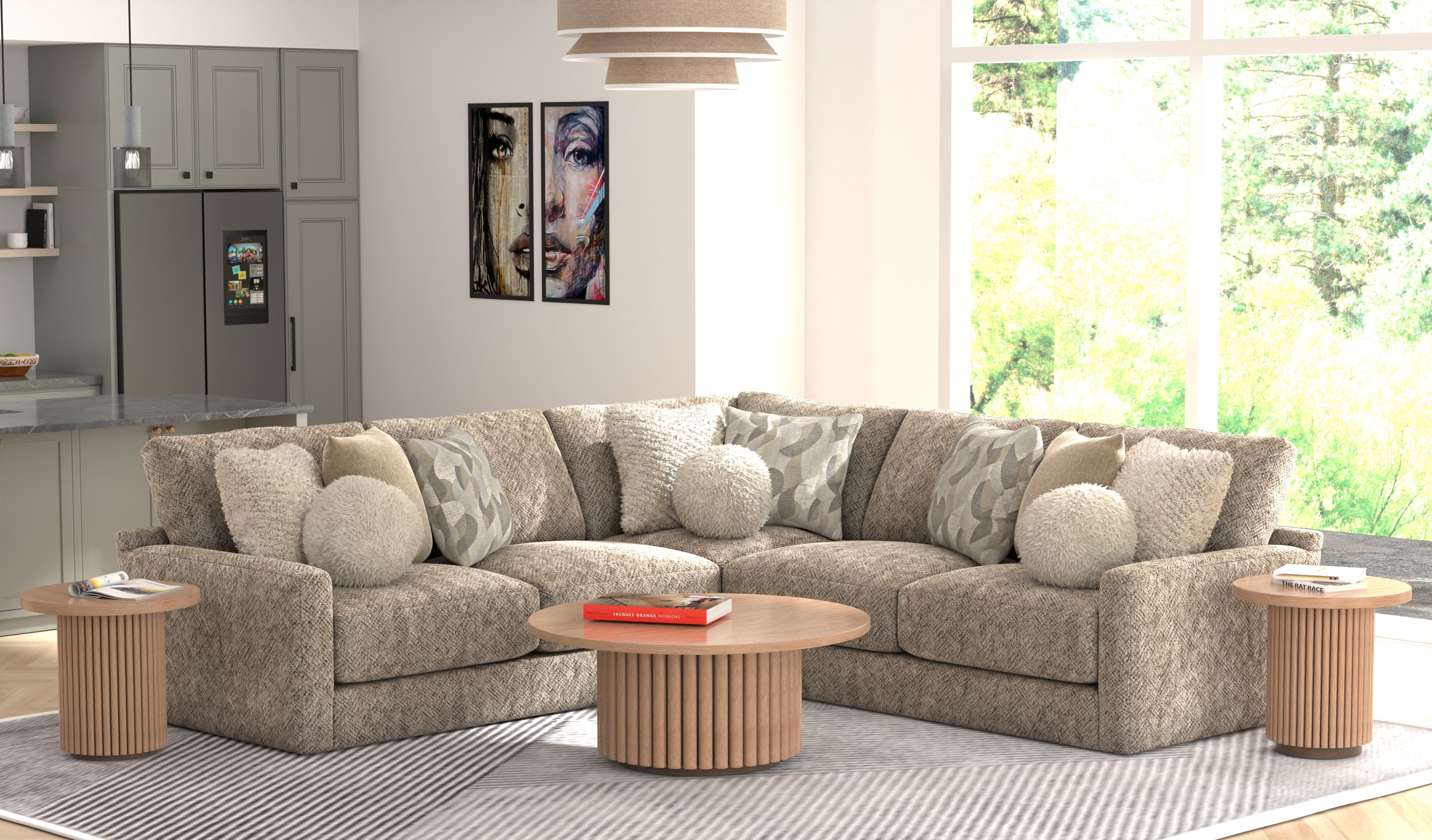 Jackson Furniture Turner 3-Piece Sectional Sofa