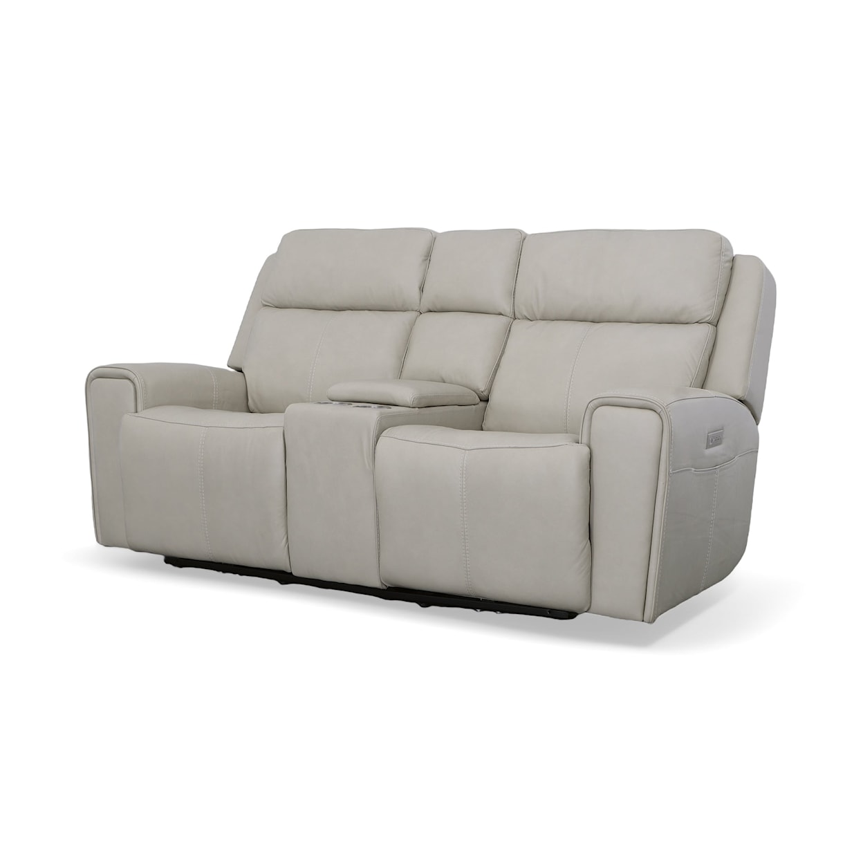 Flexsteel Barnett Power Reclining Loveseat with Console