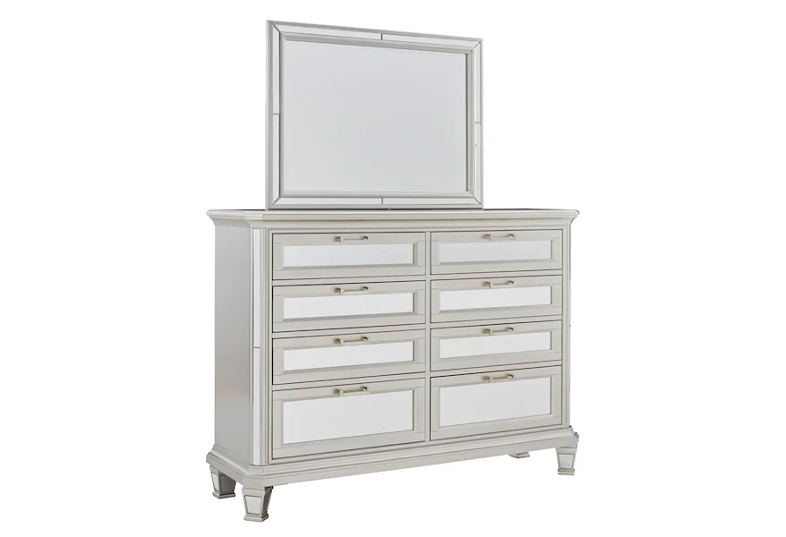 Lindenfield Dresser and Mirror by Signature Design by Ashley at Furniture Fair - North Carolina