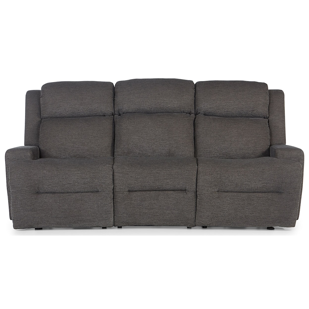 Best Home Furnishings O'Neil Space Saver Reclining Sofa w/ Drop Down Tray