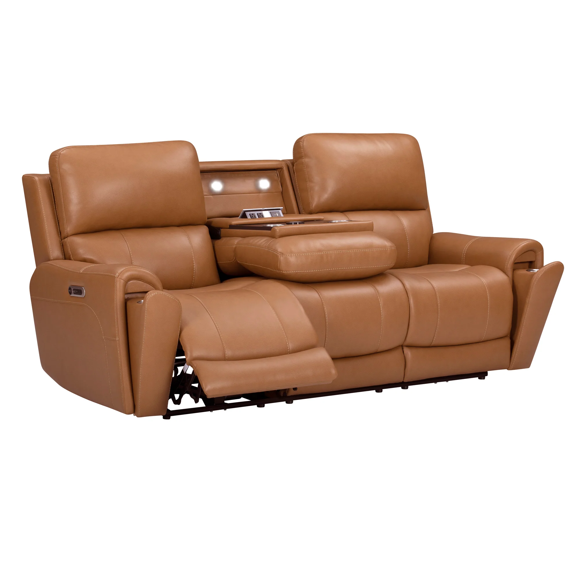 Power Reclining Sofa w/Drop-Down Table