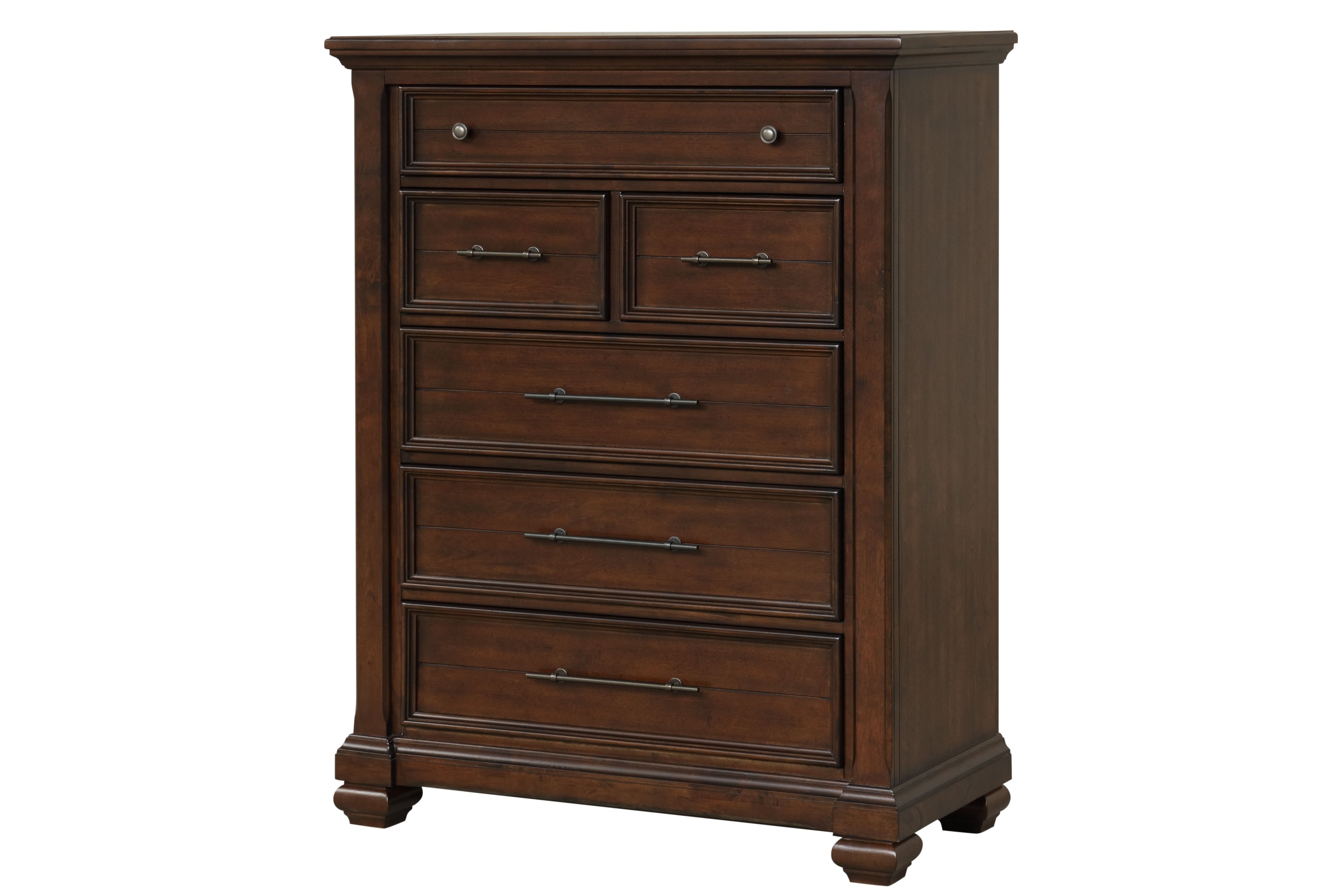 Lifestyle C8418A Mahogany Arch 6-Drawer Bedroom Chest