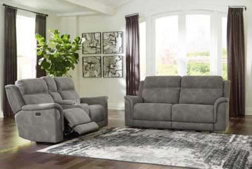 Power Reclining Sofa And Loveseat