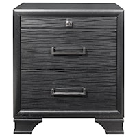 Transitional 3-Drawer Nightstand with Jewelry Tray Drawer