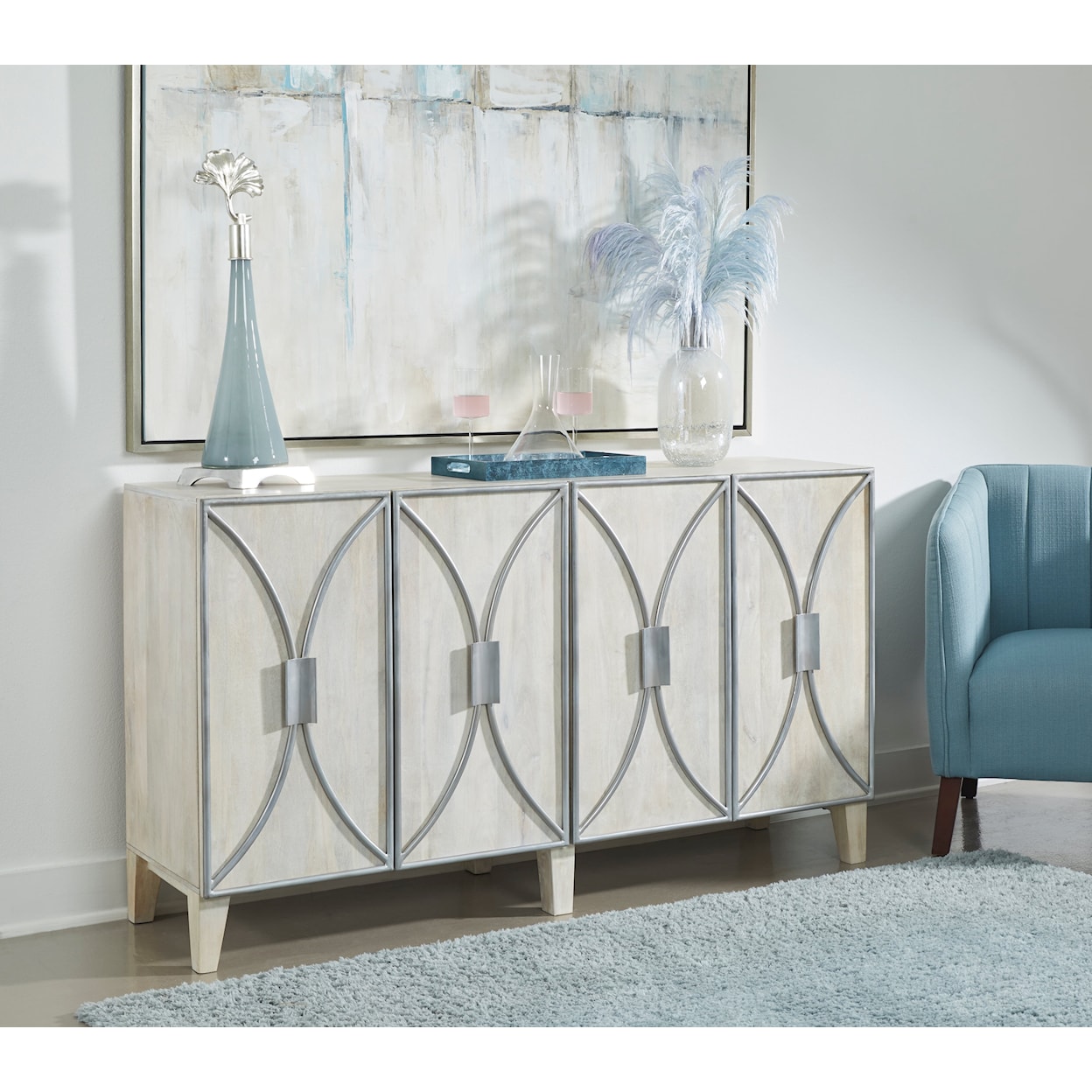 Coast2Coast Home Coast to Coast Imports Four Door Credenza