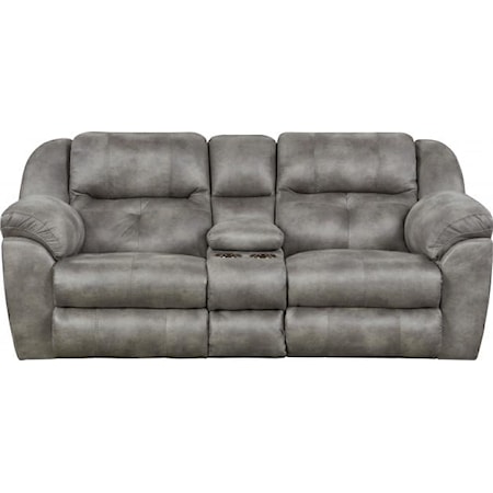 Power Headrest Lay Flat Reclining Loveseat with Lumbar