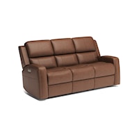 Power Reclining Sofa with Power Headrests & Lumbar