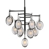 Uttermost Lighting Fixtures - Chandeliers Maxin 15 Light Large Bronze Chandelier