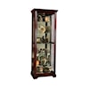 Pulaski Furniture Curios Curio Cabinet with Mirror Back