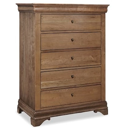 Traditional 6-Drawer Chest with Soft-Close Drawers