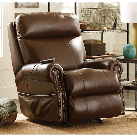 Power Rocker Recliner with Heat/Massage/Lumbar