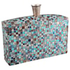 Moe's Home Collection Vases & Urns Azul Mosaic Vase Low