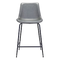 Byron Counter Chair Gray