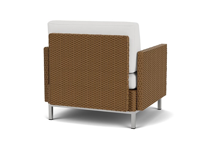 Lounge Chair With Loom Arms And Back