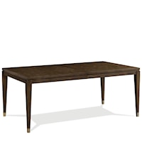 Transitional Rectangle Dining Table with 18" Leaf